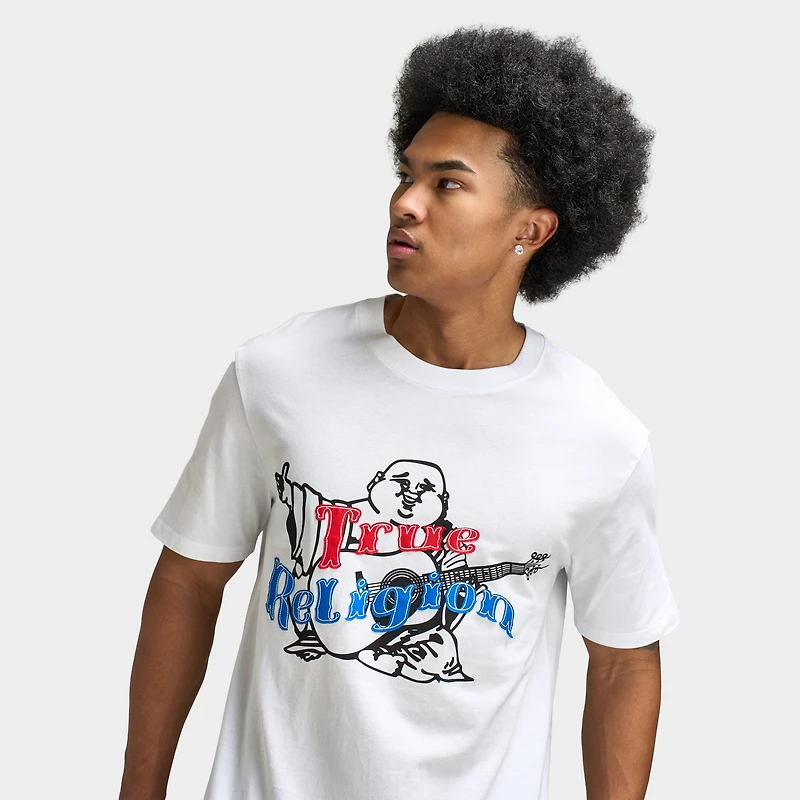 True Religion SS ORIGINAL STITCH TEE Optic White