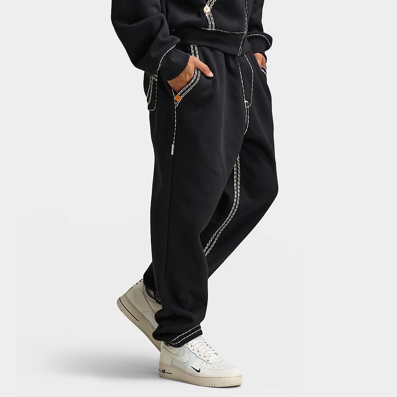 True Religion Super Quad Stitch Jogger / Black