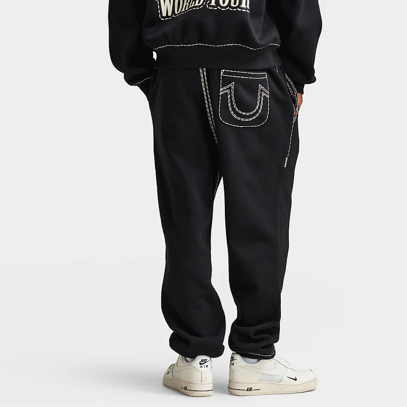 True Religion Super Quad Stitch Jogger / Black