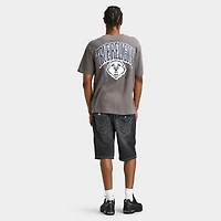 True Religion Buddha Knit Henley / Granite Grey