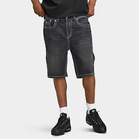 True Religion Bobby Big T Short à Rabat / Noir Profond Délavé