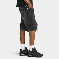 True Religion Bobby Big T Short à Rabat / Noir Profond Délavé