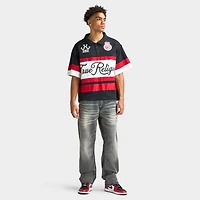 True Religion SS Relaxed Rugby Polo Red / White - Black
