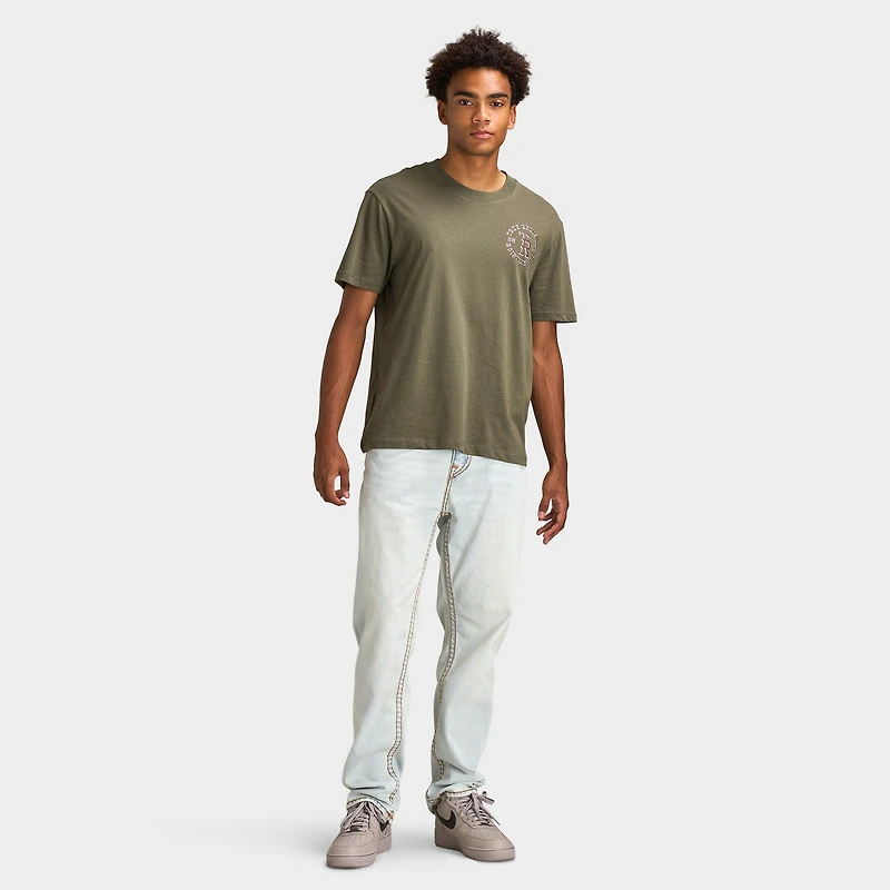 True Religion Stacked Logo T-Shirt / White
