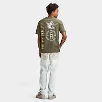 True Religion Stacked Logo T-Shirt / White