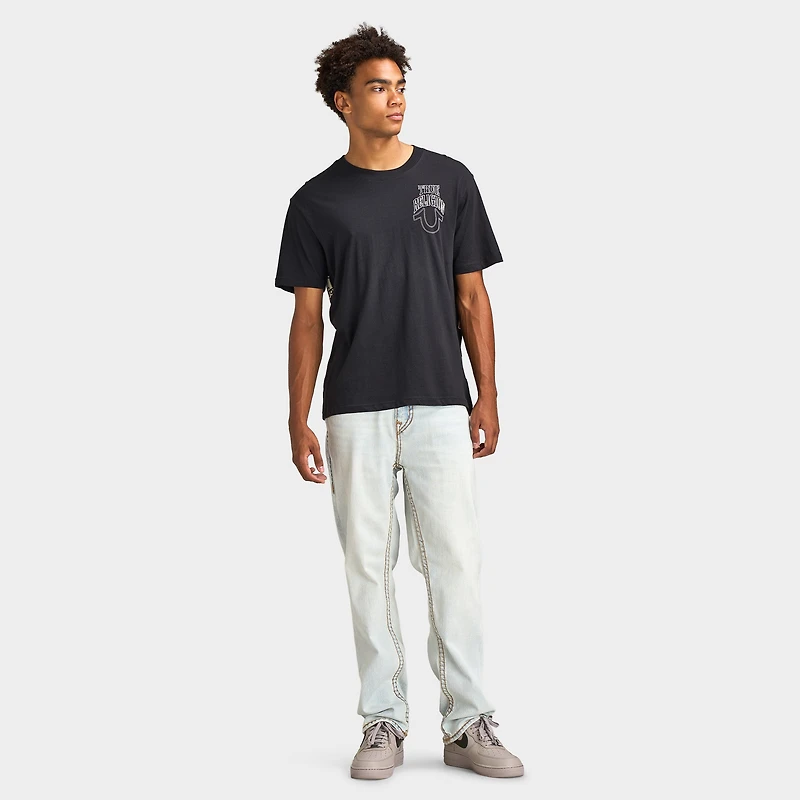 True Religion No 1 Buddha T-Shirt / Jet Black