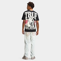 True Religion No 1 Buddha T-Shirt / Jet Black