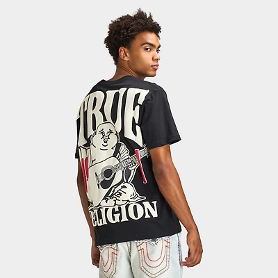True Religion No 1 Buddha T-Shirt / Jet Black