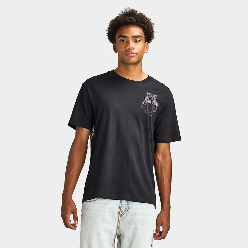 True Religion No 1 Buddha T-Shirt / Jet Black