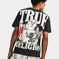 True Religion No 1 Buddha T-Shirt / Jet Black