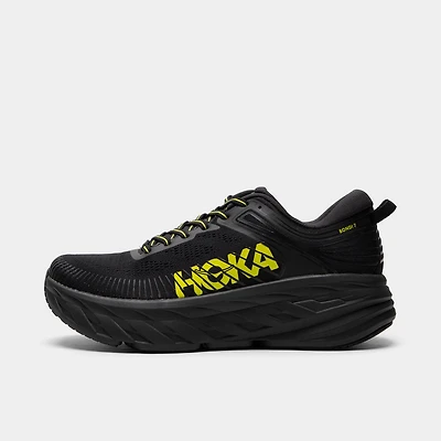 Hoka Bondi 7 Black / Citrus