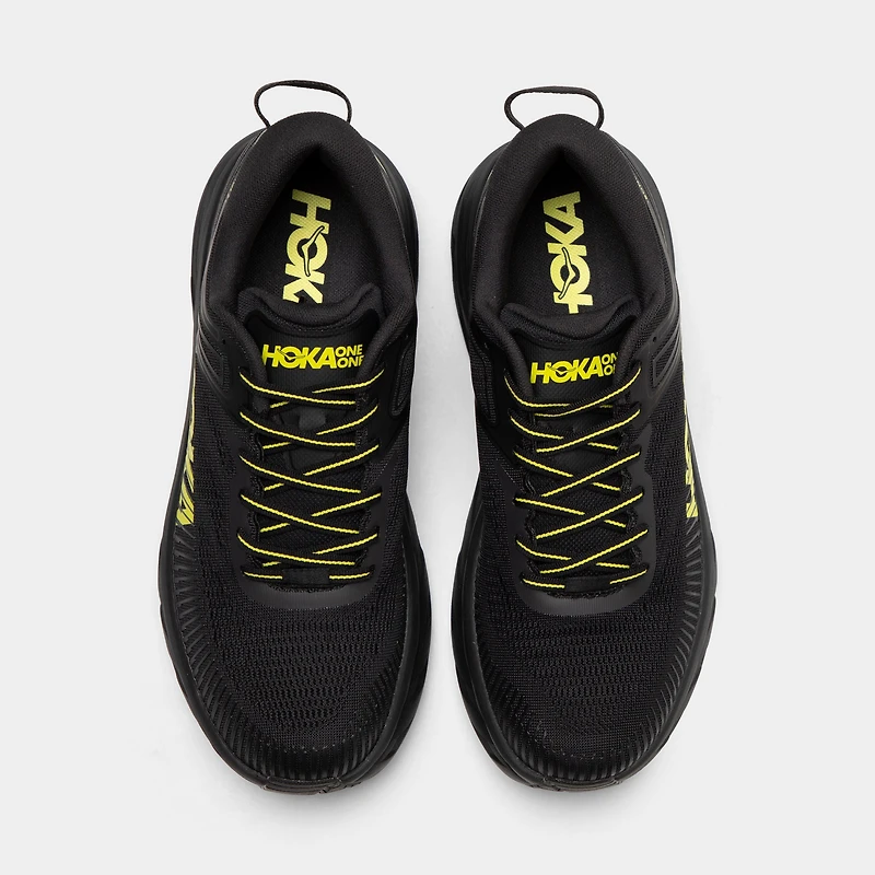 Hoka Bondi 7 Black / Citrus