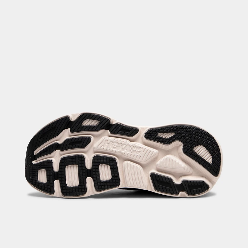 Hoka Women's Bondi 7 Black / Rose Cream
