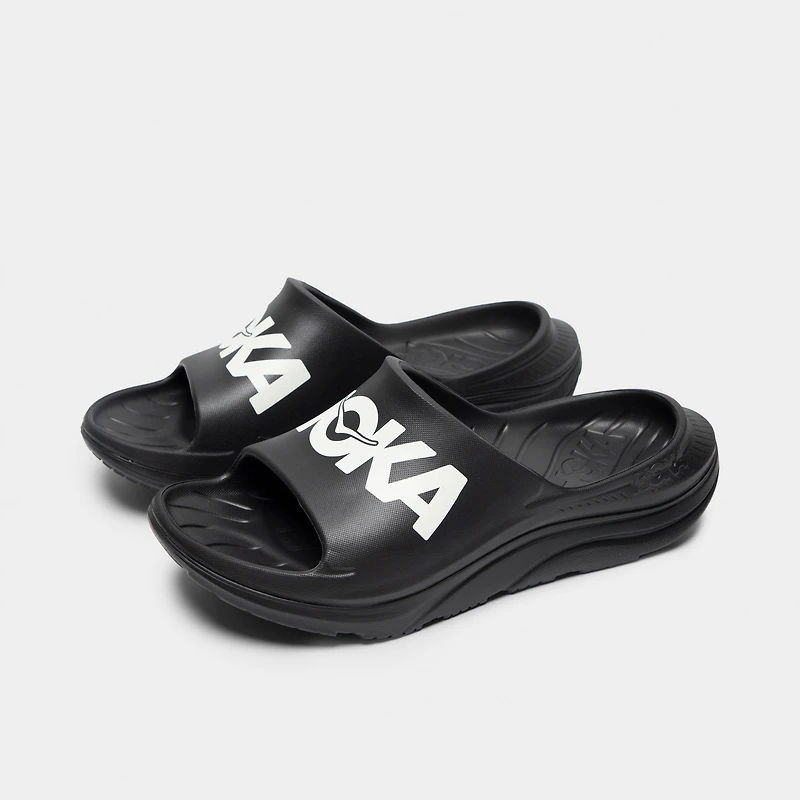 Hoka Athletic Slide Black / White
