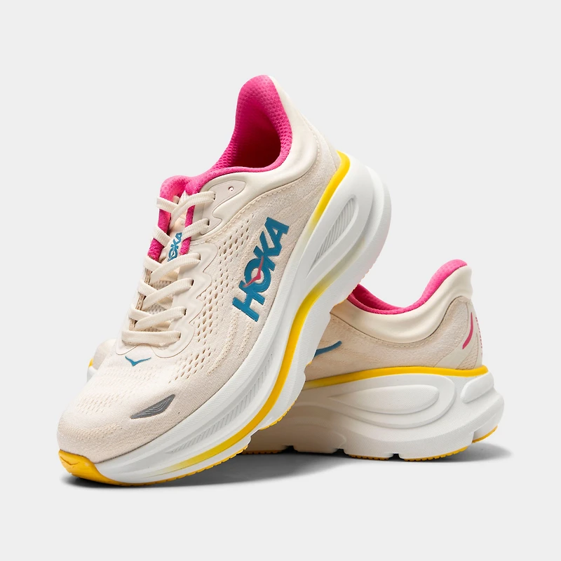 Hoka Femmes Bondi 9 Albâtre / Birch
