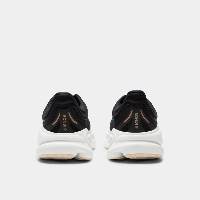 Hoka Women's Bondi 9 Black / Rose Gold