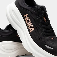 Hoka Women's Bondi 9 Black / Rose Gold