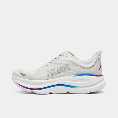Hoka Femmes Bondi 9 Gris cosmique / Blanc