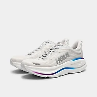 HOKA Women's Bondi 9 Cosmic Grey /  White