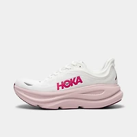HOKA Bondi 9 Femme Blanc / Opale rose