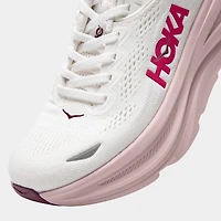 Hoka Women's Bondi 9 White / Pink Opal