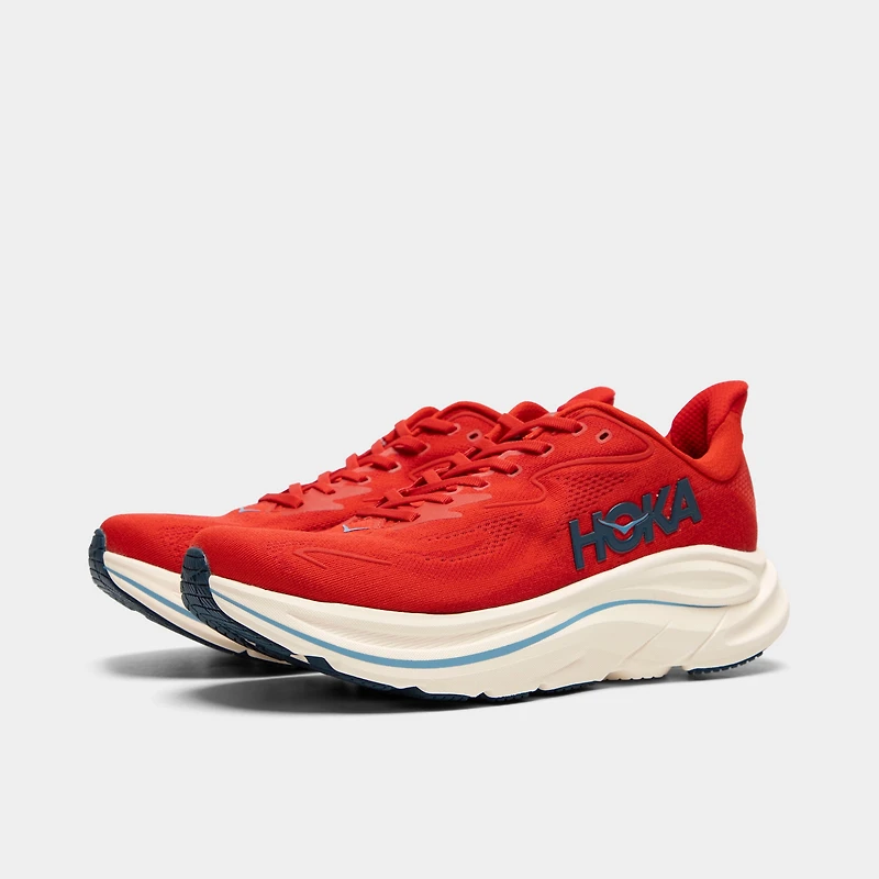 HOKA Clifton 10 Vermillon / Marine