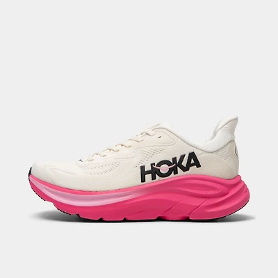 HOKA Women's Clifton 10 Alabaster / Neon Dragonfruit