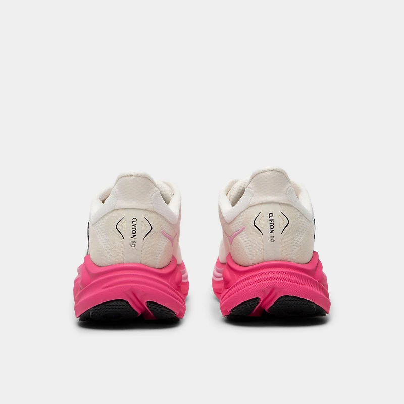 Hoka Femmes Clifton 10 Albâtre / Fruit du Dragon Néon