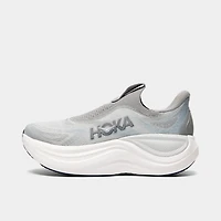 Hoka Skyward Laceless Grey / White