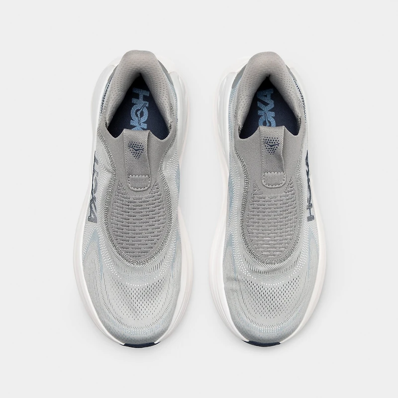 Hoka Skyward Laceless Grey / White