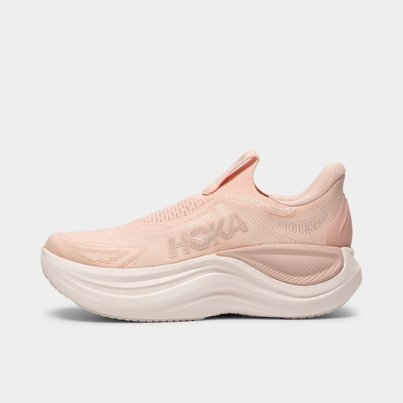 Hoka Women's Skyward Laceless Rose Latte / Cream