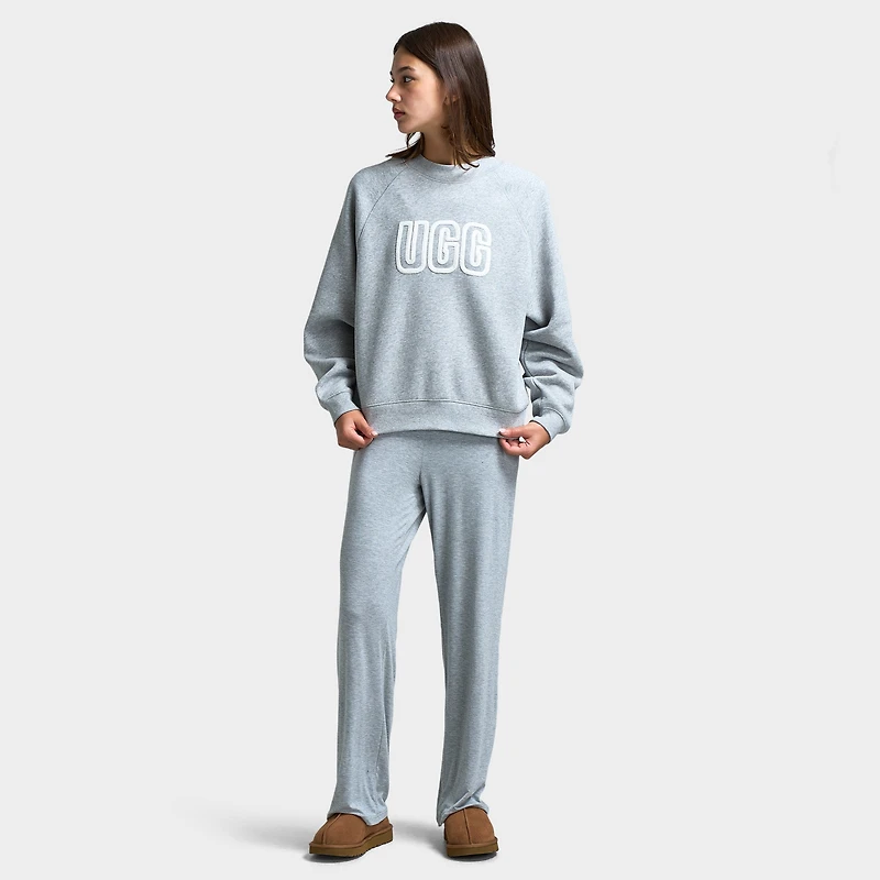 UGG Women's Logo Crewneck / Heather Grey