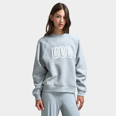UGG Women's Logo Crewneck / Heather Grey