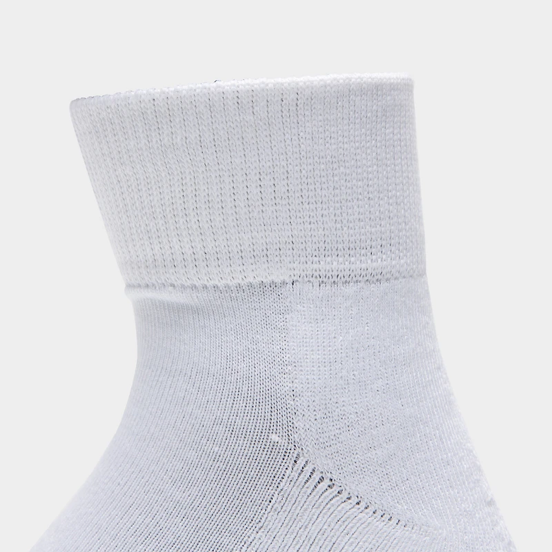 Sonneti Basic Quarter Socks 6-Pack White / Black