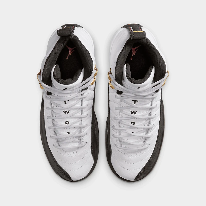 Jordan 12 Rétro GS Blanc / Noir Taxi