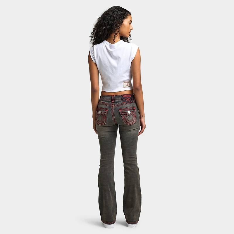 True Religion Women's Anniversary Notched Rib Tee / White