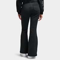 True Religion Women's Crystal V WB Flare Pants / Jet Black