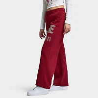 True Religion Women's Crystal Wide Leg Pants / Rhubarb