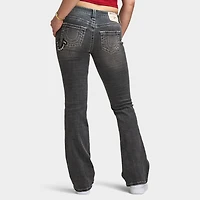 True Religion Femmes Jean Becca à Taille Mi-Haute Coupe Bootcut / Lush Glow