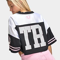 True Religion Maillot sport Crystal Noir / Blanc