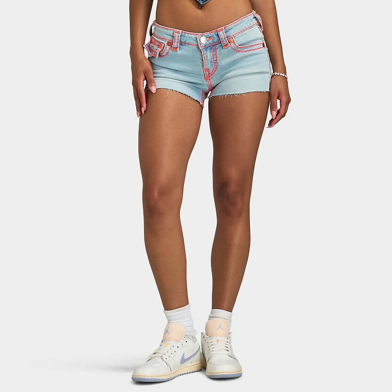 True Religion Joey LR Cut Off Short Supper T Flap / Blue
