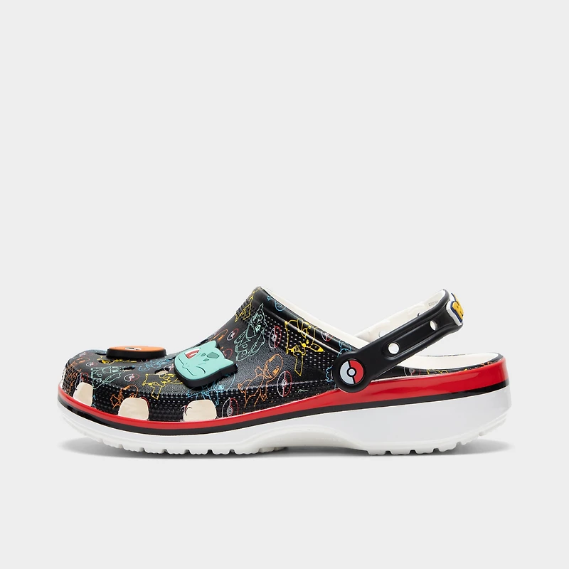 Crocs X Pokemon Black / Red