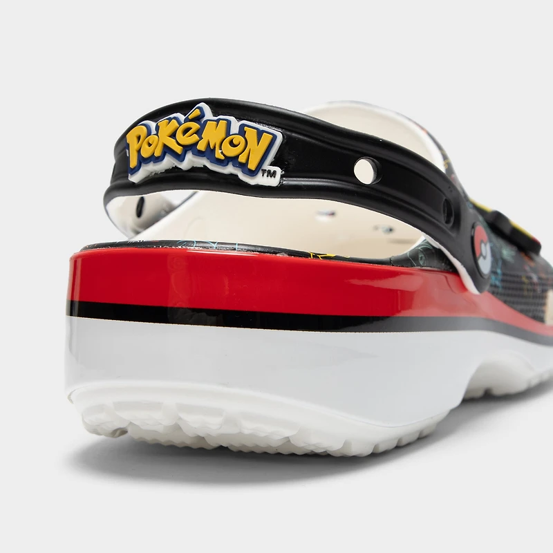 Crocs X Pokemon Black / Red
