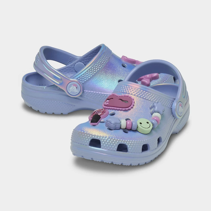 Crocs Infants' Classic Sleepover Party Clog / Blue Haze