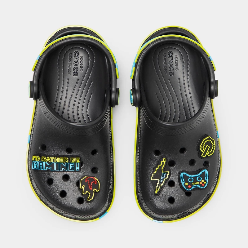 Crocs Children's Classic Gamer Clog / Black