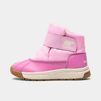 Sorel Children's Whitney 3 Strap Mid Waterproof Boots Pink Flare / Orchid