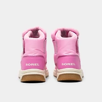 Sorel Children's Whitney 3 Strap Mid Waterproof Boots Pink Flare / Orchid