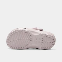 Crocs Kids' Classic Pearls and Heart Shine Clog / Grape Ice