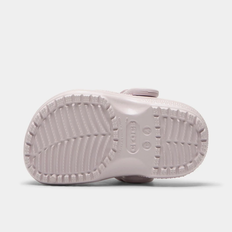 Crocs Infants' Classic Pearls and Heart Shine Clog / Grape Ice