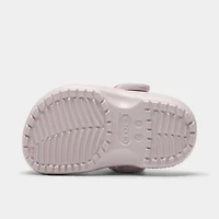 Crocs Infants' Classic Pearls and Heart Shine Clog / Grape Ice